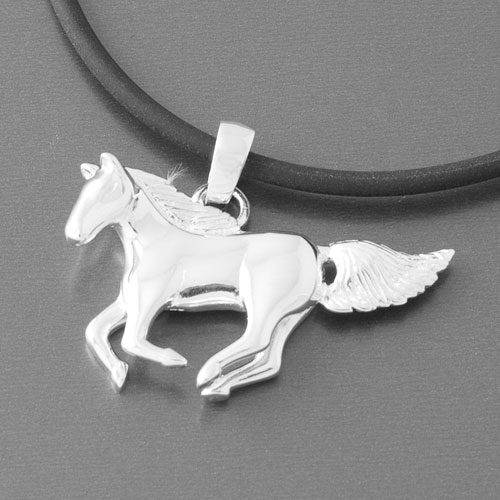 Pferd | für Schmuck Silber Pferdeliebhaber Anhänger